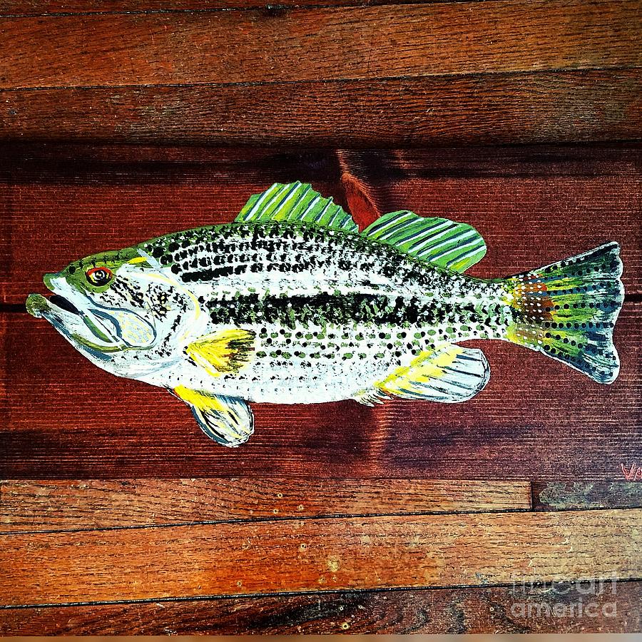 Largemouth Bass Painting By Scott D Van Osdol   Largemouth Bass Scott D Van Osdol 