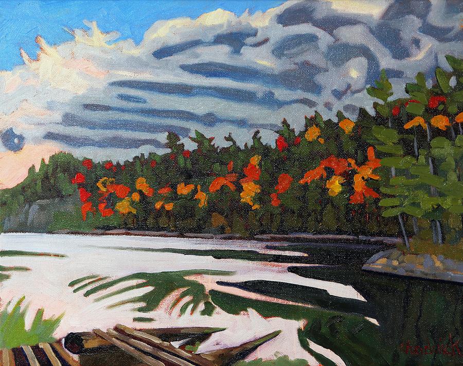 Larose Bay, Charleston Lake Painting by Phil Chadwick