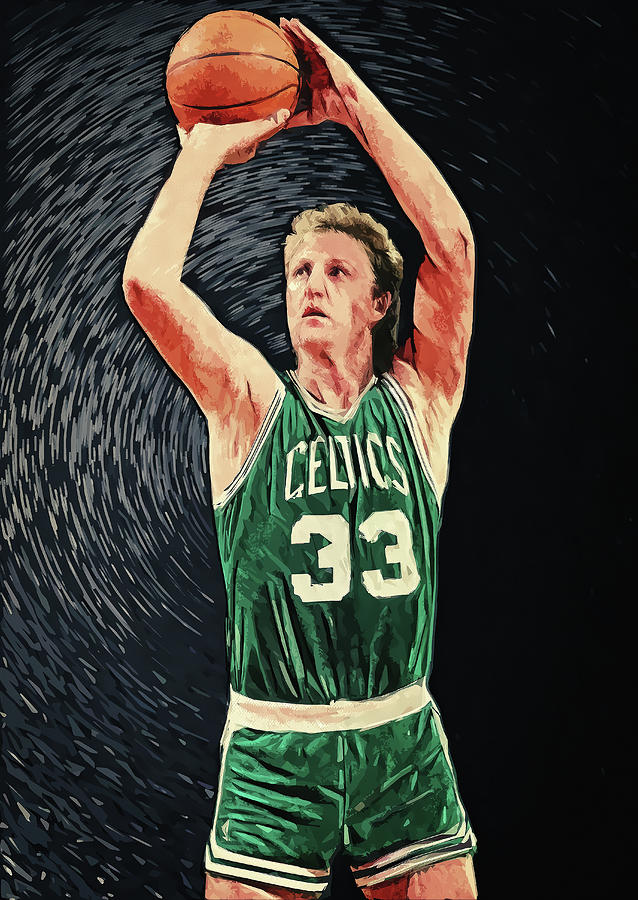 Larry Bird Digital Art - Larry Bird by Zapista OU Larry Bird Digital Art - Larry Bird by Zapista OU