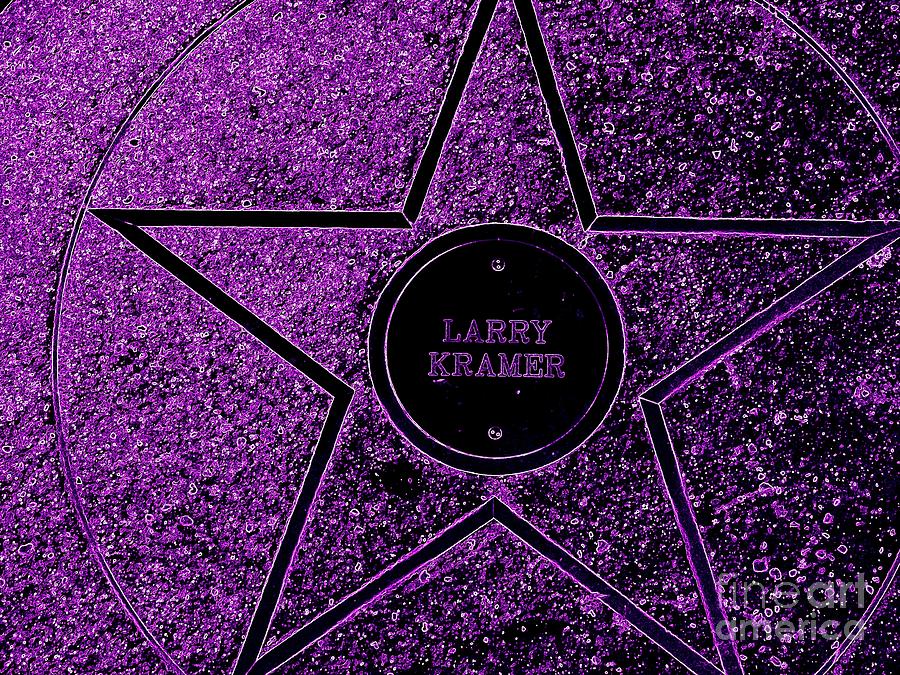 Larry Kramers Star Photograph by Ed Weidman