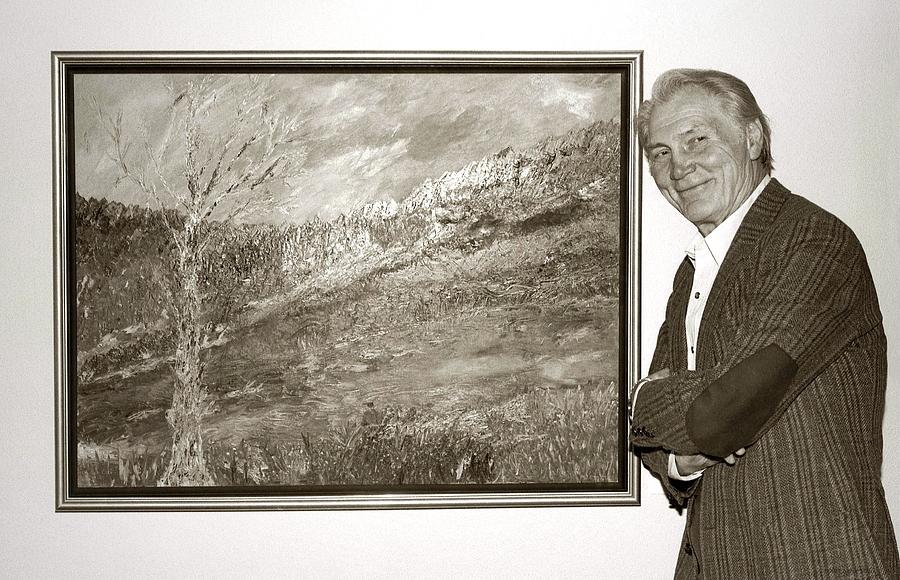 l'Artiste...Jack Palance Photograph by Arthur Miller
