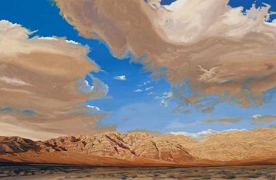 Las Chance Mountains Death Valley CA Painting by Mary-Austin Klein Las Chance Mountains Death Valley CA Painting by Mary-Austin Klein