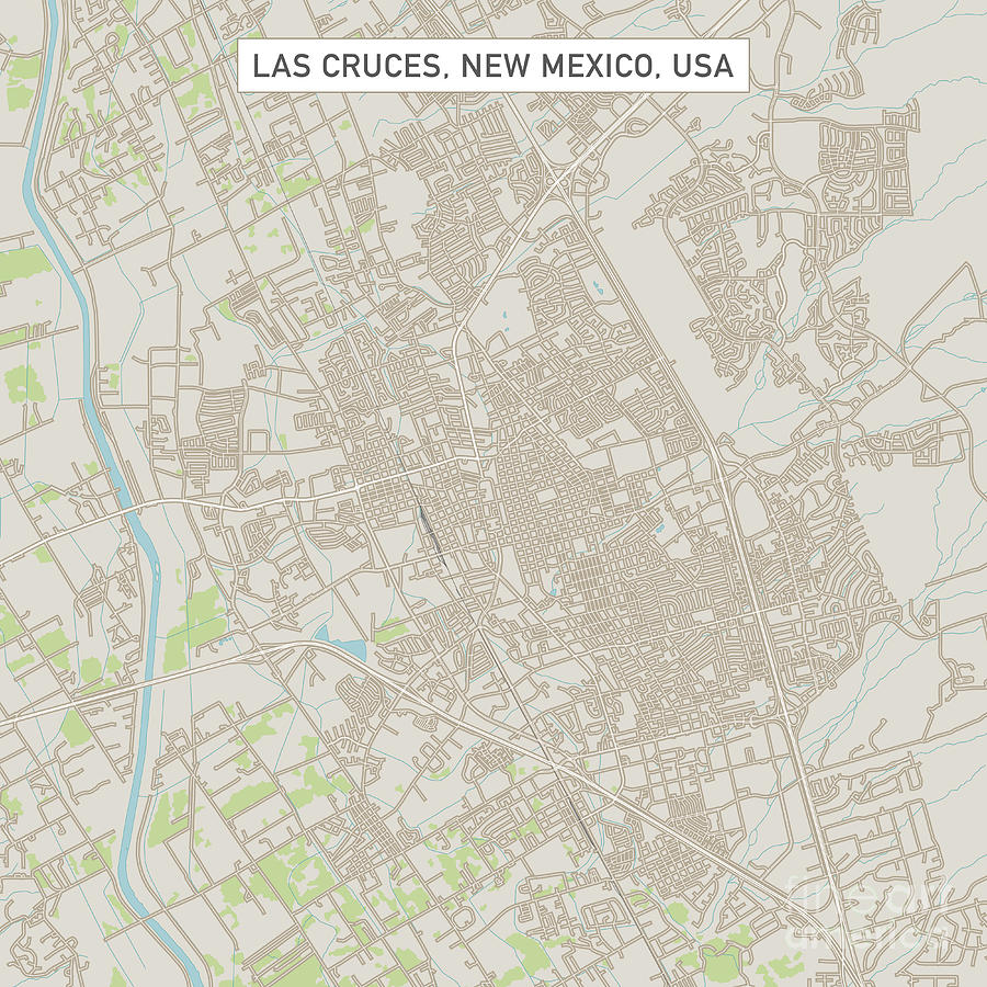 Las Cruces Street Map - Camila Violante