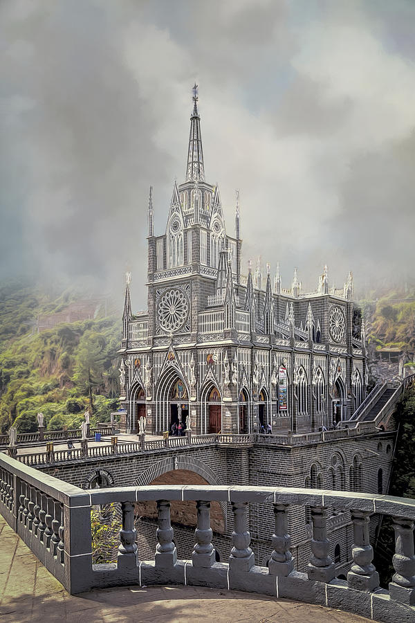 Las Lajas Sanctuary Photograph by Maria Coulson