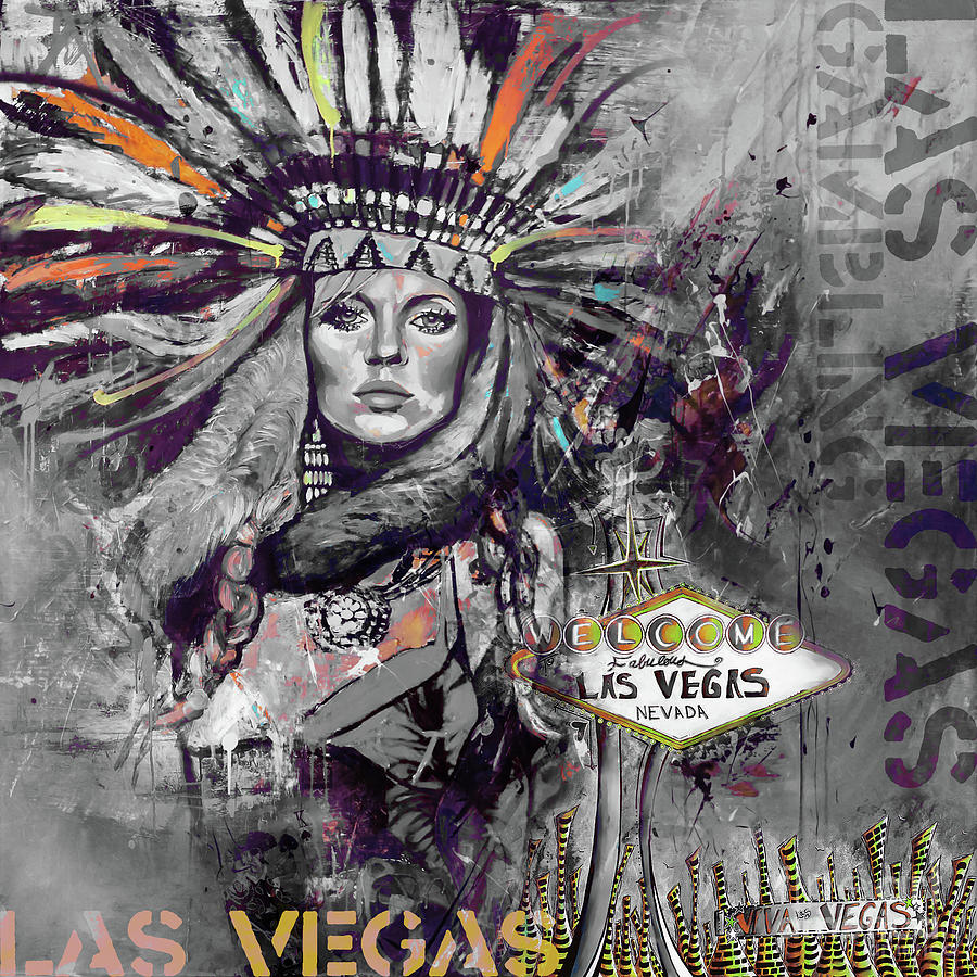 Las Vegas 88UY Painting by Gull G
