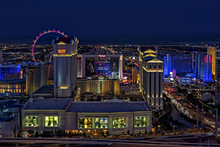 Las Vegas Aerial View Photograph by Susan Candelario