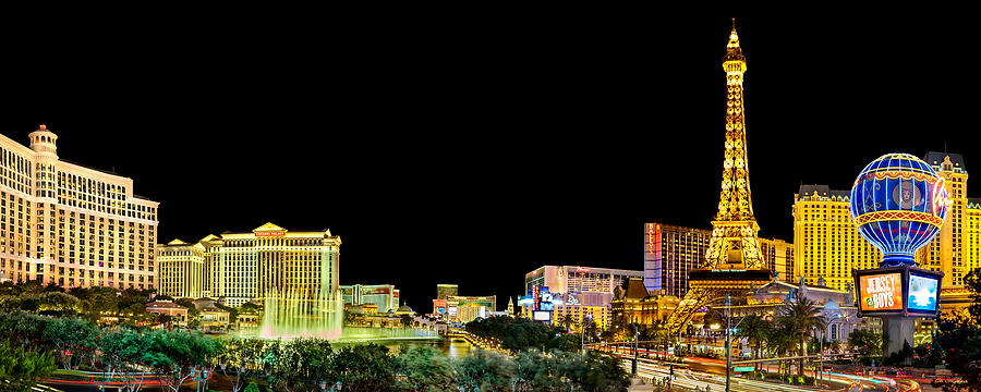 Las Vegas At Night Photograph by Az Jackson