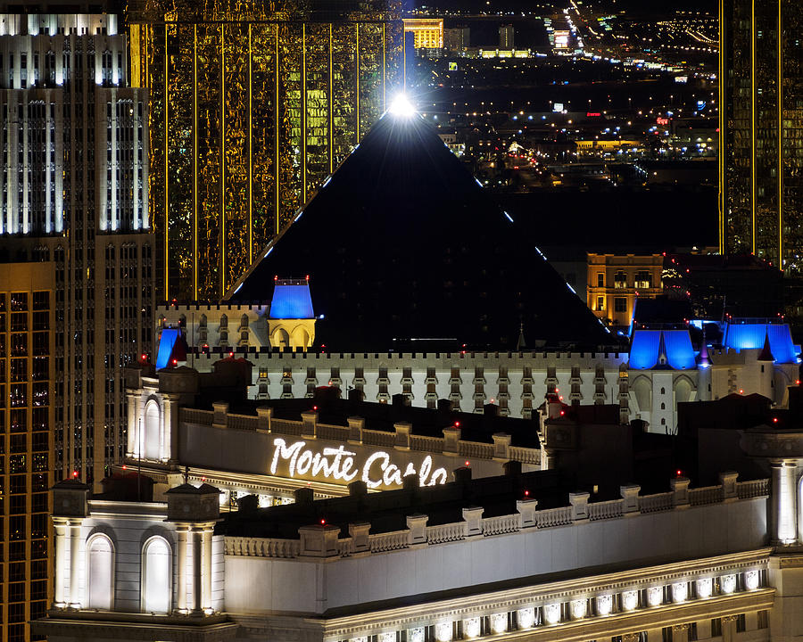 Las Vegas at night III Photograph by Marianne Campolongo