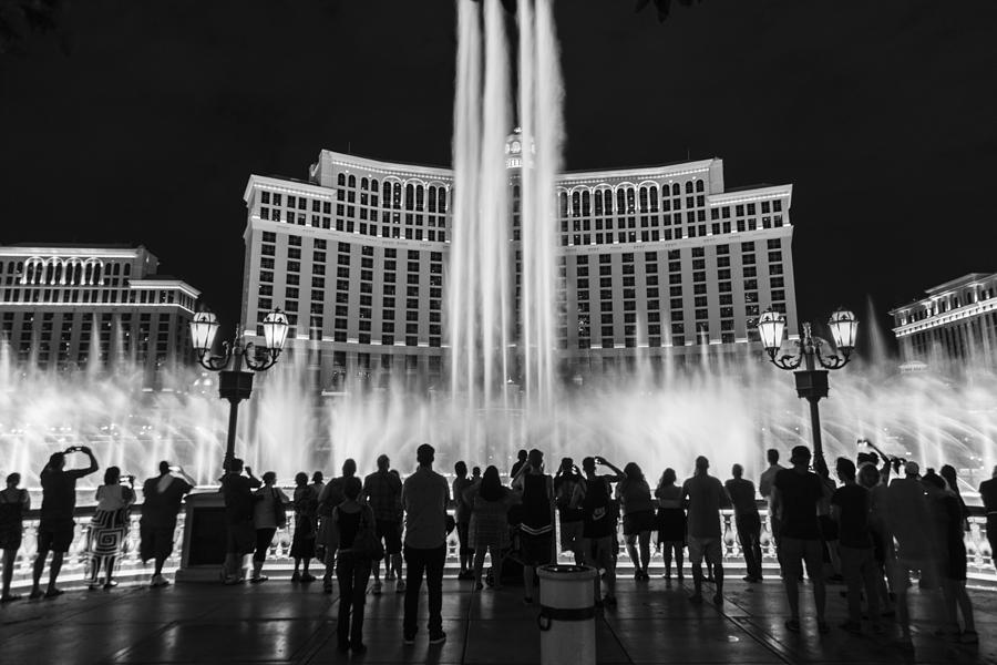 Las Vegas Bellagio Light Show Photograph by John McGraw