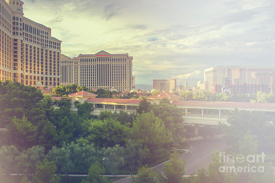 Las Vegas cityscape Photograph by Patricia Hofmeester