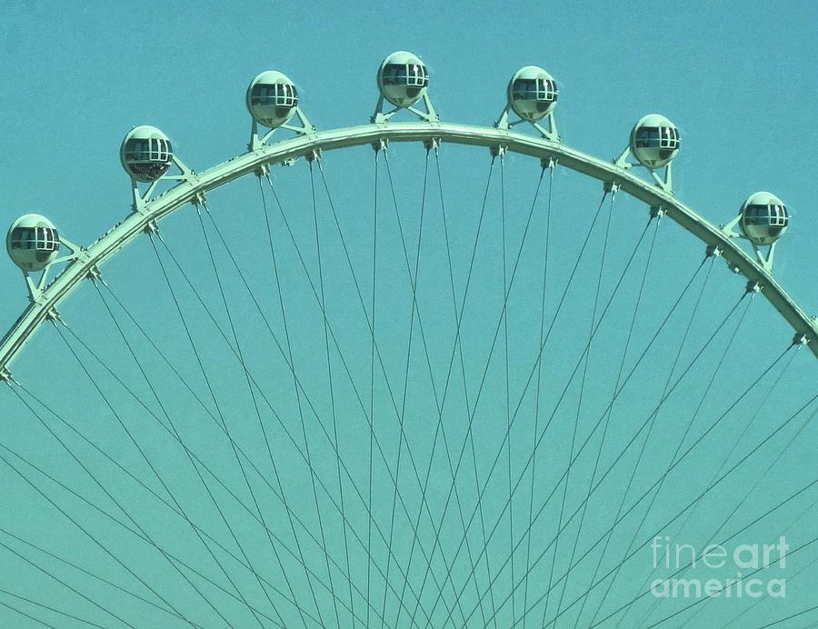 Las Vegas Photograph - Las Vegas Ferris Wheel by Janette Boyd