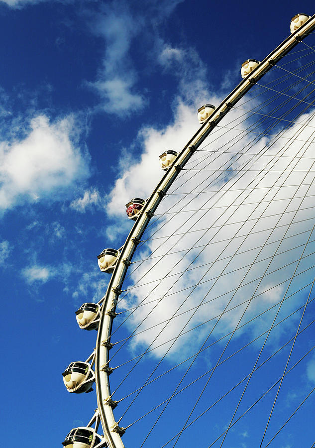 Las Vegas Ferris Wheel Photograph by Marilyn Hunt