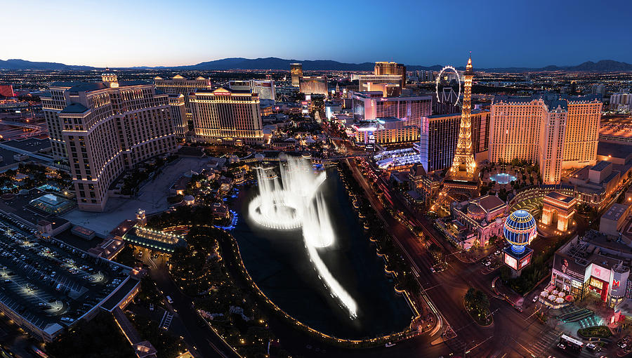 Las Vegas Lights Photograph by Steve Gadomski