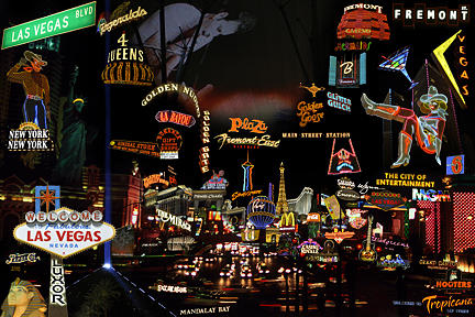 Las Vegas Montage Photograph by Jennifer Ferrier