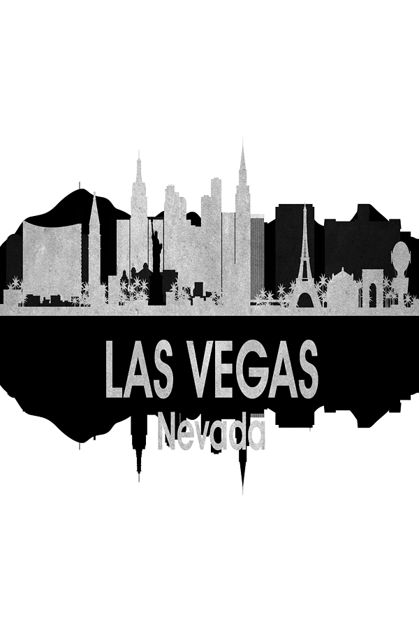 Las Vegas NV 4 Vertical Digital Art by Angelina Tamez