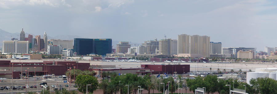 Las Vegas Pano Section 2 of 3 Photograph by Gravityx9  Designs
