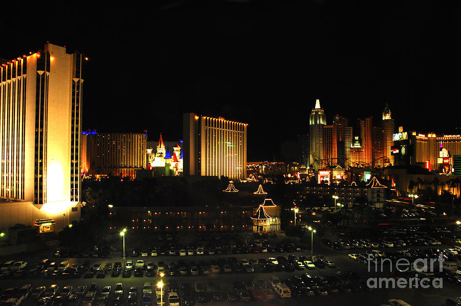 Las Vegas sky line Photograph by Micah May