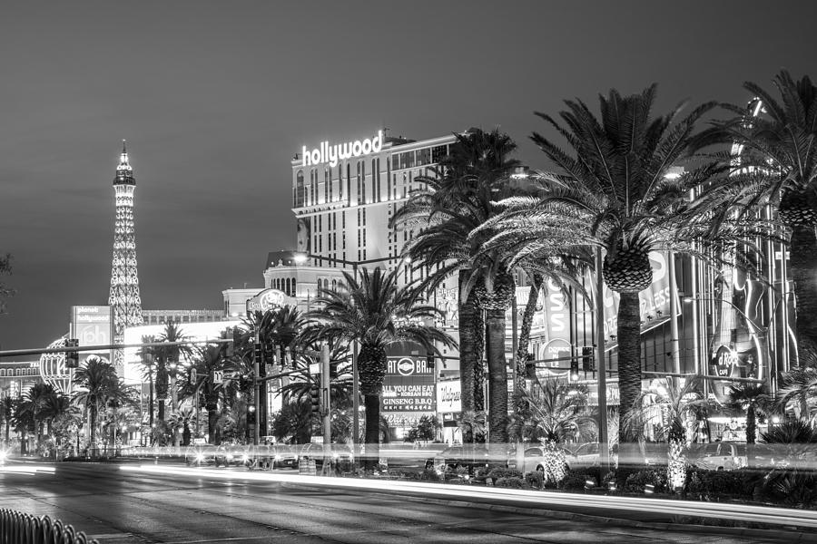 Las Vegas Strip Black and White Photograph by John McGraw - Fine Art America