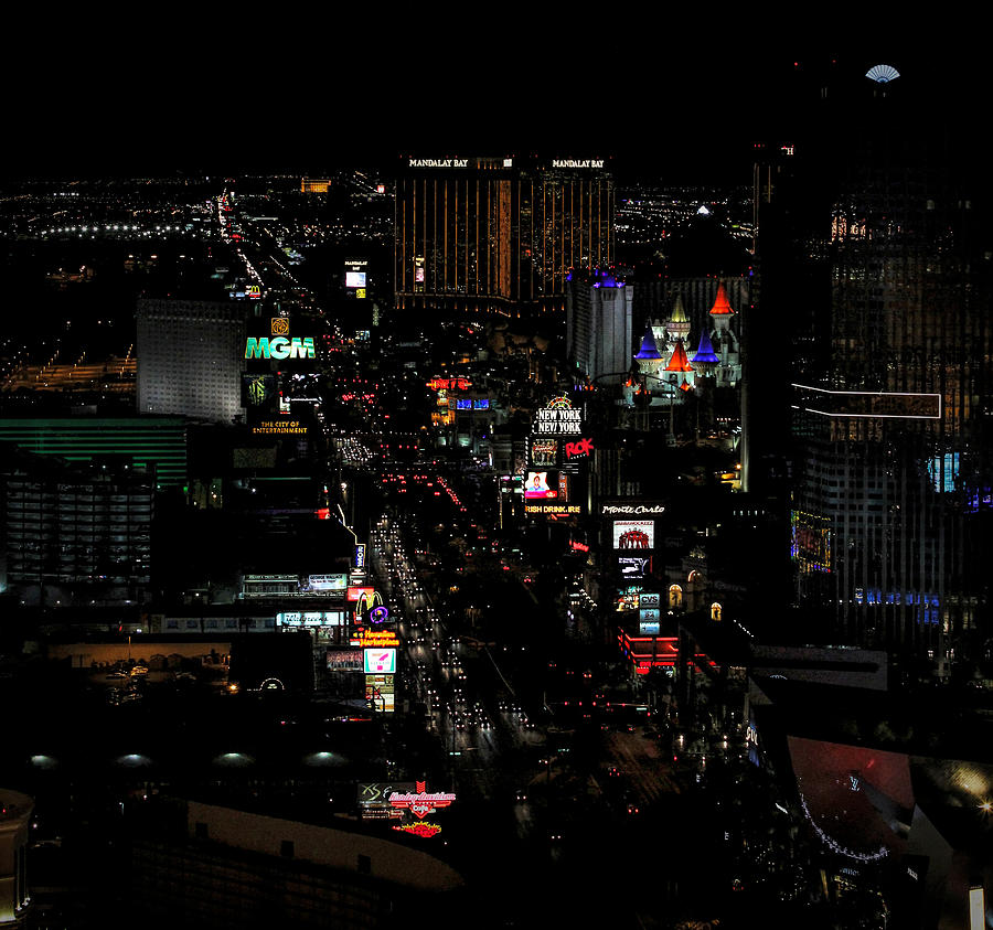 Las Vegas Strip Photograph by Judy Vincent
