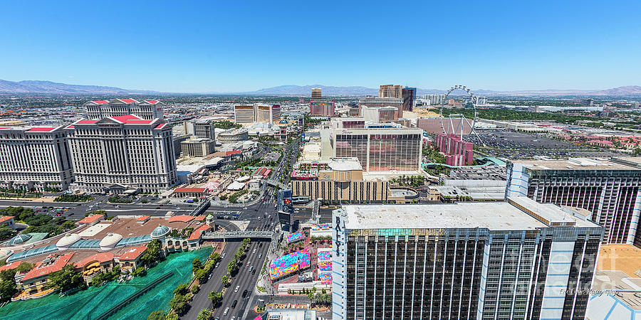 Las Vegas Strip North View Day 2 to 1 Ratio Photograph by Aloha Art
