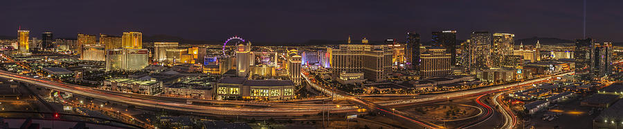 Las Vegas Strip Photograph by Roman Kurywczak
