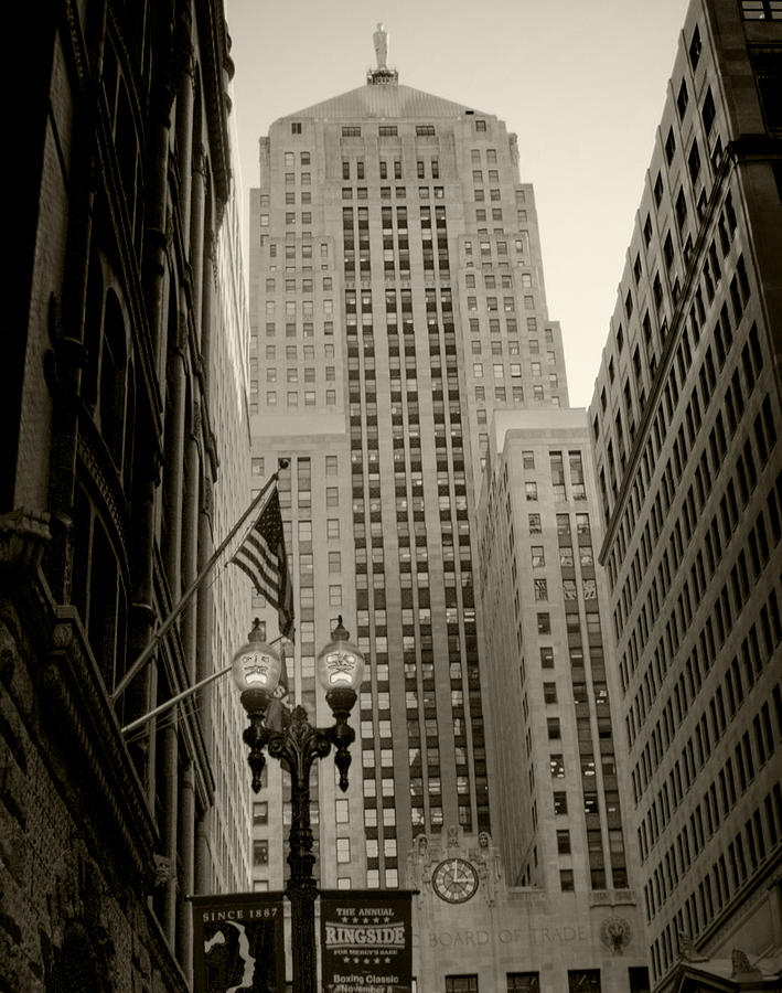 LaSalle Street Chicago Photograph by Roger Passman