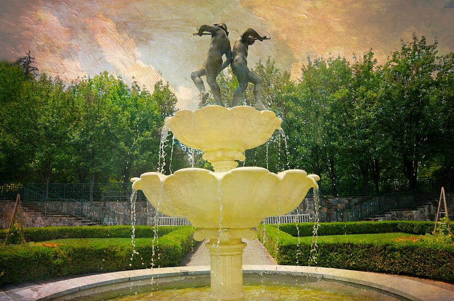 Lasdon Fountain Garden Photograph by Diana Angstadt