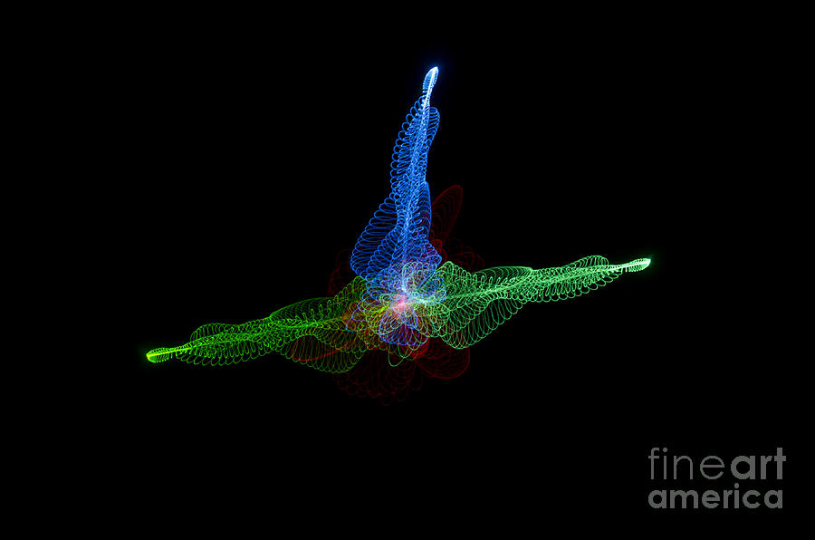 Laser Fractal Photograph by Andrea Silies