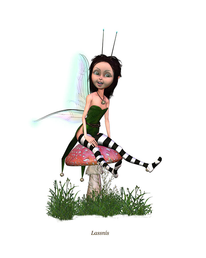 Lassnis The Forest Fairy Digital Art
