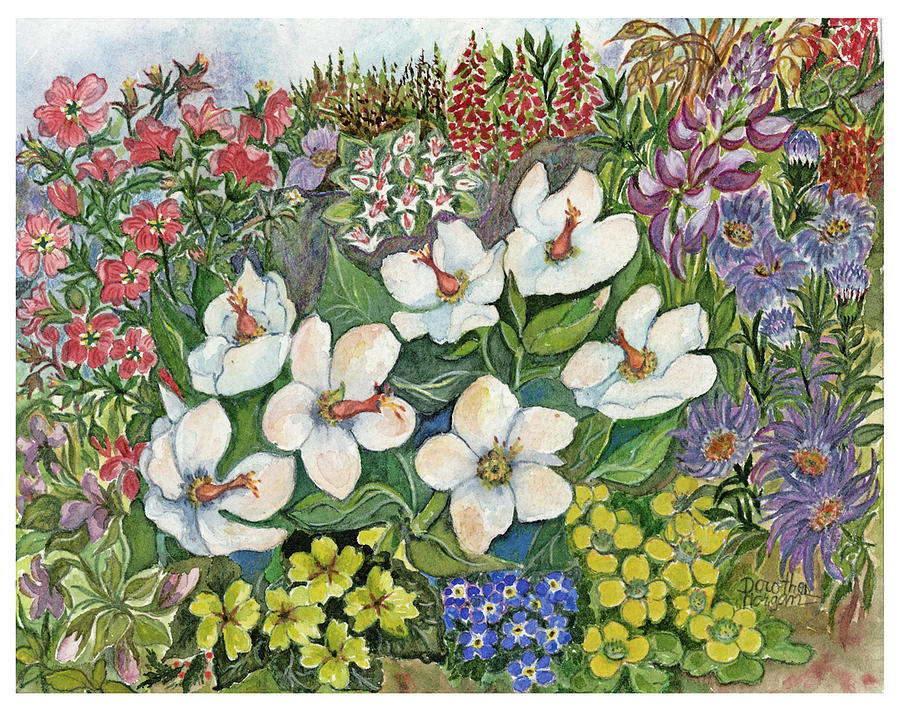 Last Blooms Before Winter Painting by Dorothea Morgan