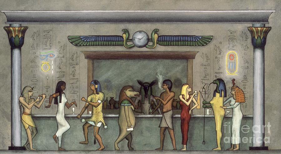 Egyptian Painting - Last Call by Richard Deurer
