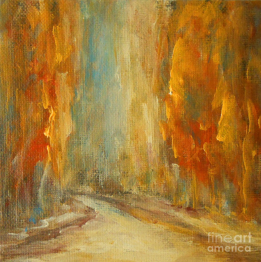 Abstract Painting - Last days by Jane See