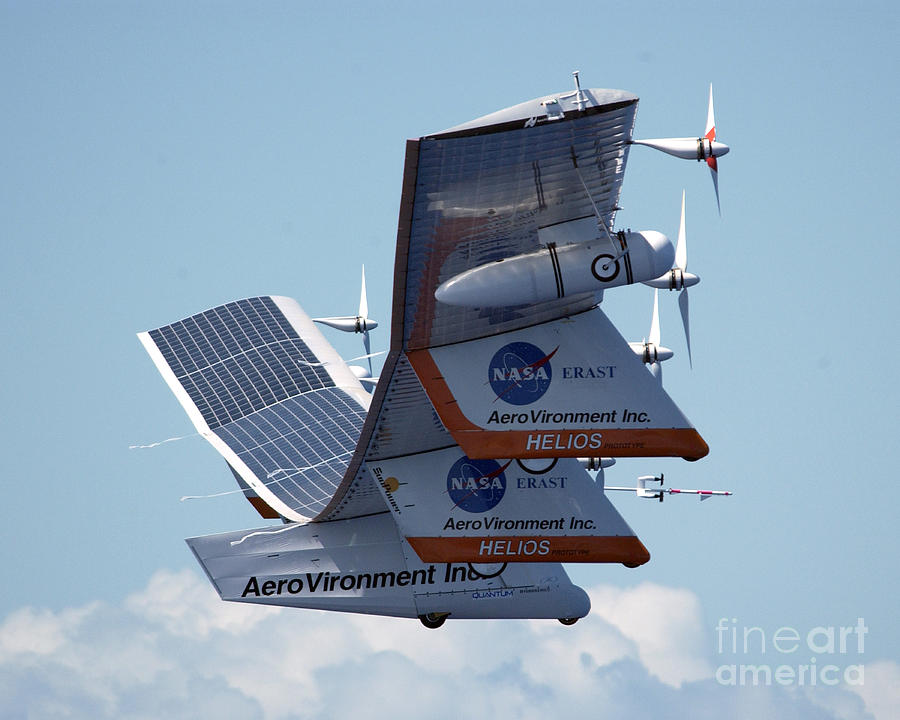 Last Flight of the Helios Prototype 2003 Photograph by NASA Science Source