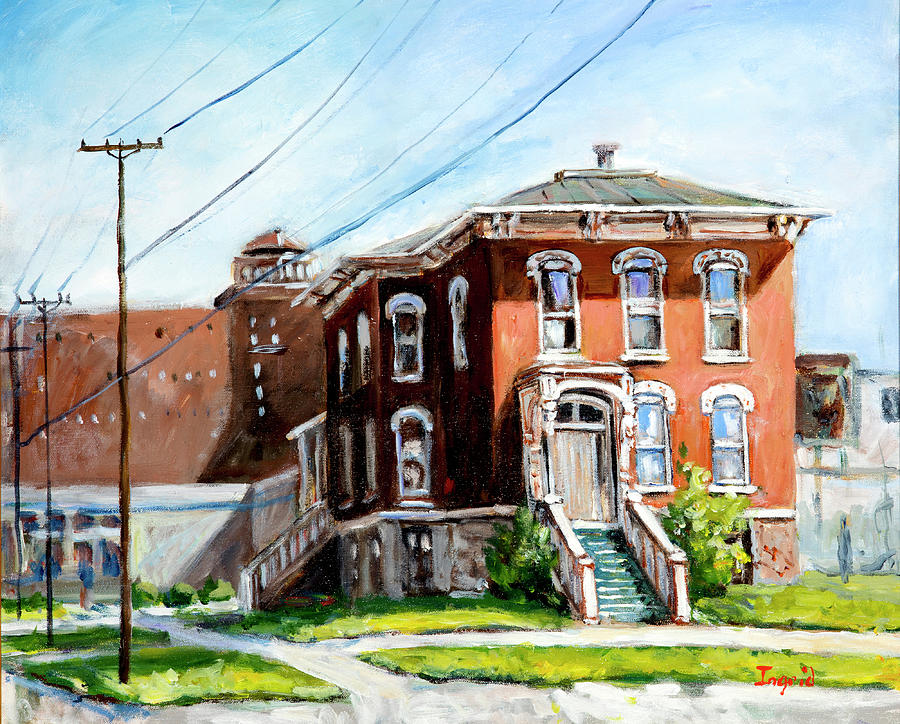 Last House Standing Painting by Ingrid Dohm