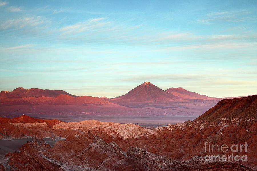 Last Light on the Atacama Desert Chile Photograph by James Brunker