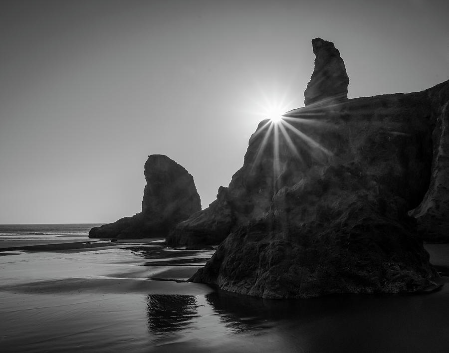 Last light on the coast Photograph by Steven Clark