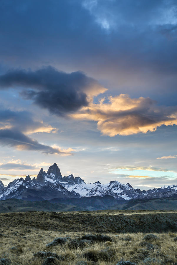 Last Light over Fitz Roy Photograph by Arti Panchal