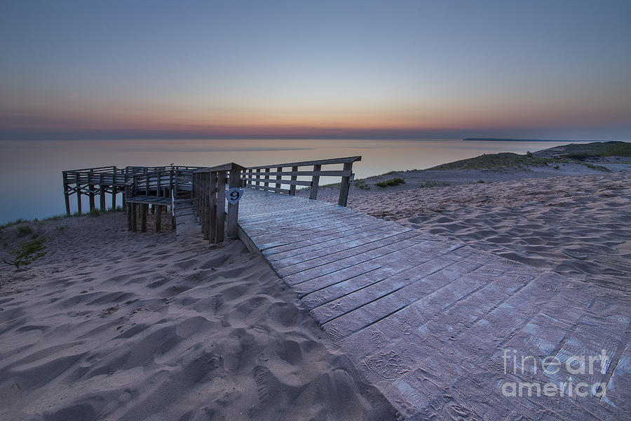 Sunset Photograph - Last Light over the Dunes by Twenty Two North Photography