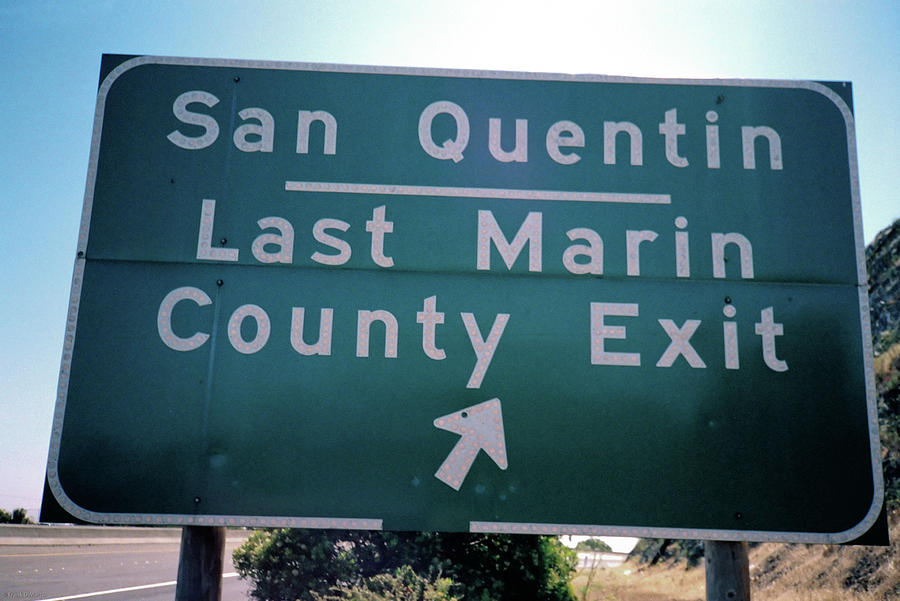 Last Marin County Exit Photograph by Frank DiMarco