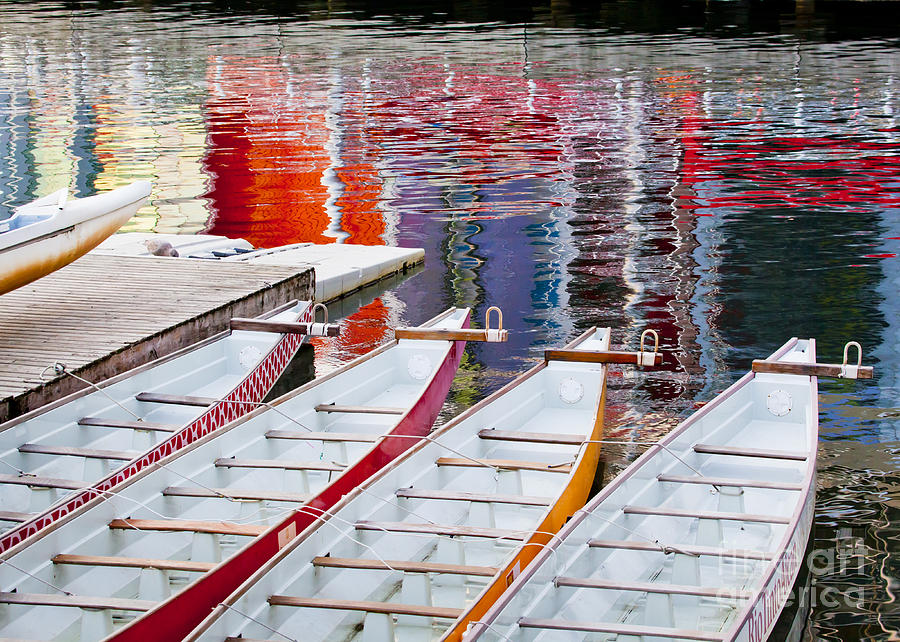 Dragon Boats Photograph - Last of the Dragon Boats by Chris Dutton