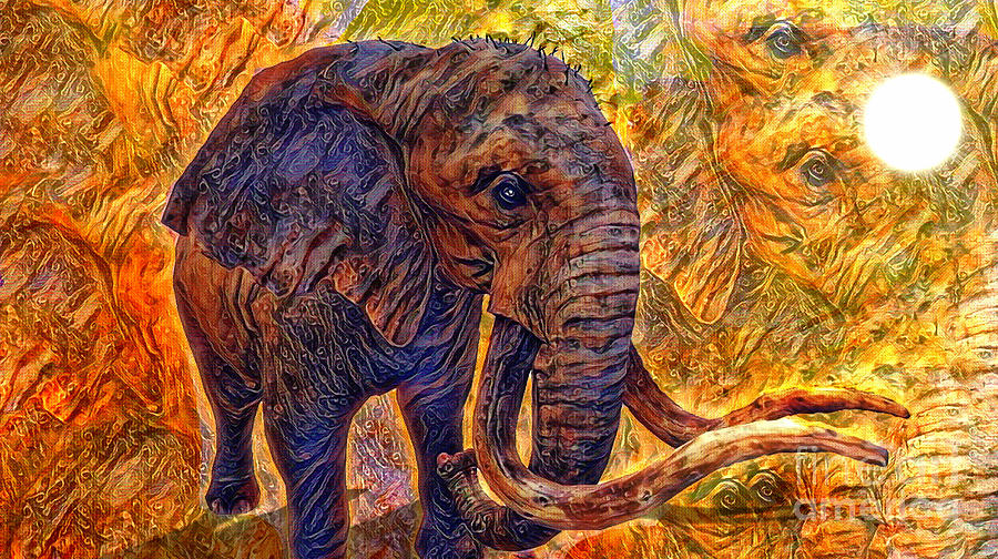 Last Of The Elephants Digital Art
