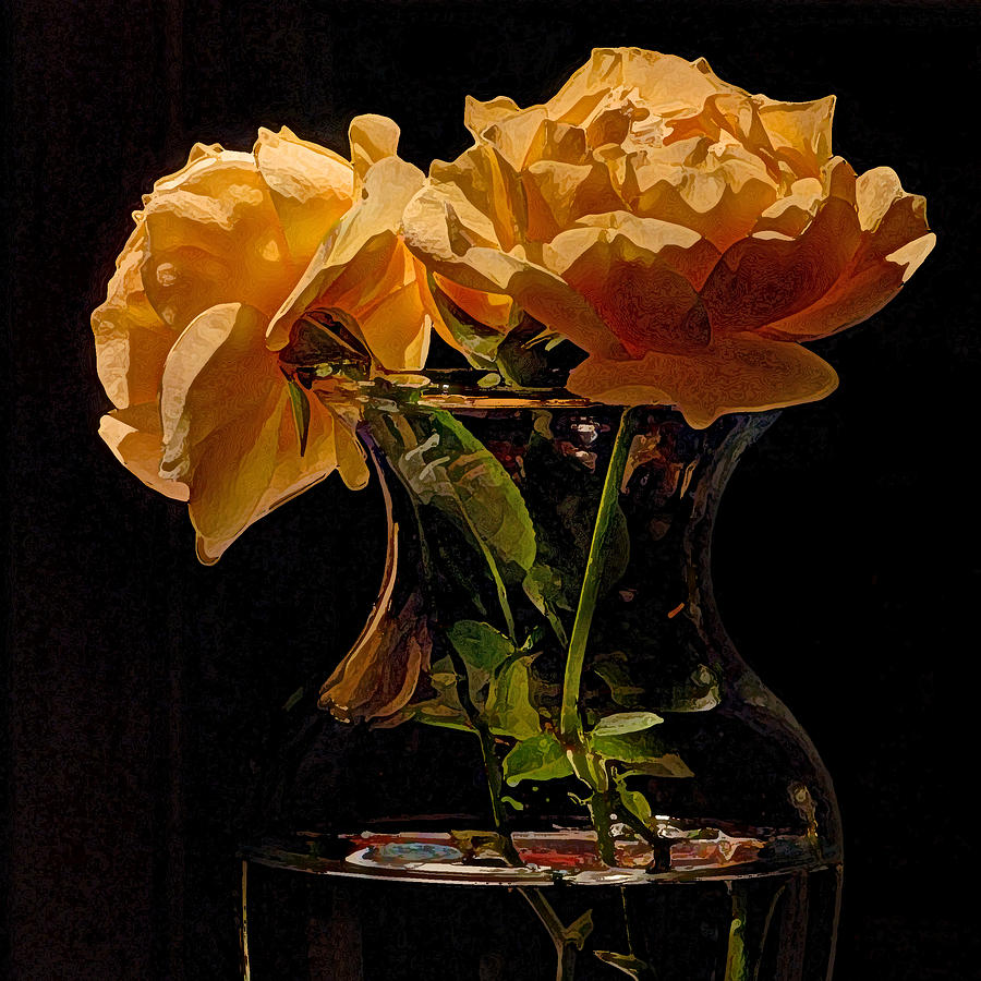 Last of the roses Photograph by Karen Smale