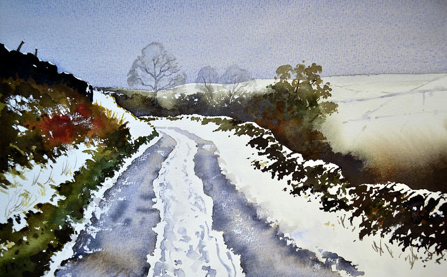 Last of the snow Painting by Paul Dene Marlor