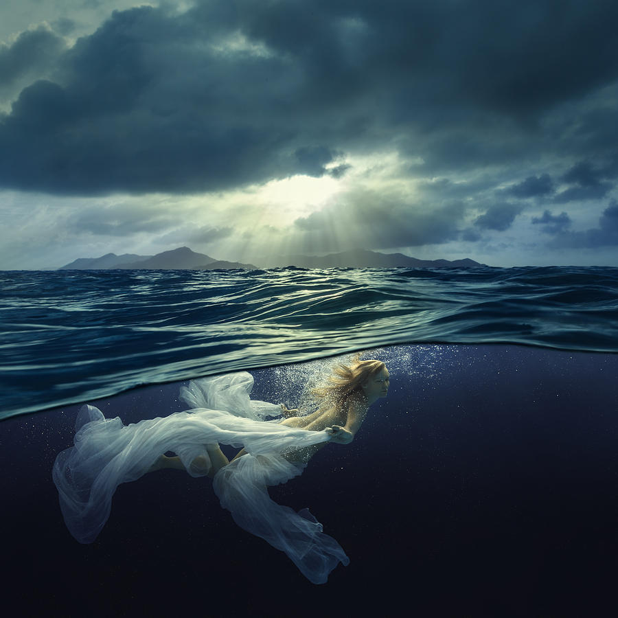 Girl Photograph - Last Rays by Dmitry Laudin Girl Photograph - Last Rays by Dmitry Laudin