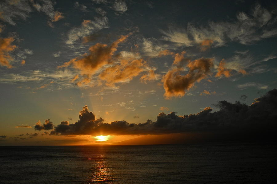Last Rays Over Molokai Photograph by Kirsten Giving