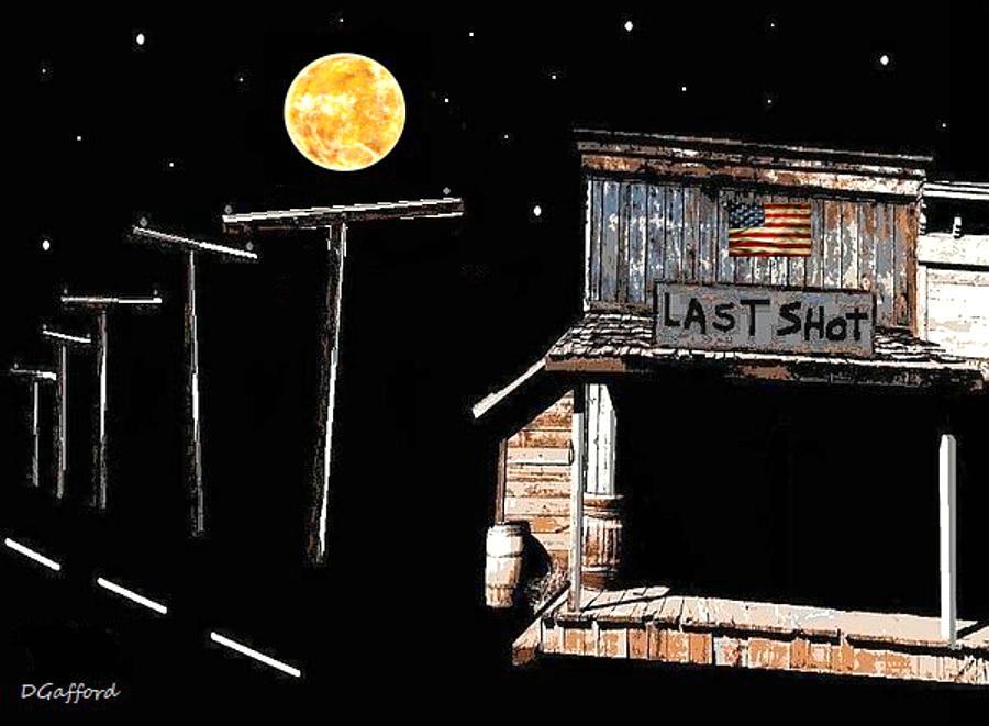 Last Shot Saloon Painting by Dave Gafford - Fine Art America