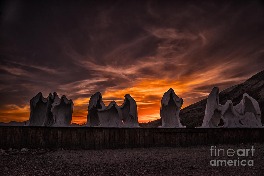 Sunset Photograph - Last Supper at Sunset by Janis Knight