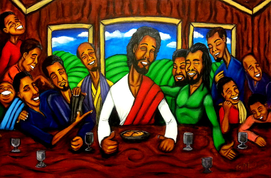 Jesus Christ Painting - Last Supper by Brian Doss