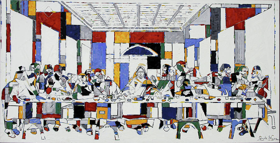Last Supper Painting by Niyaz Goyak