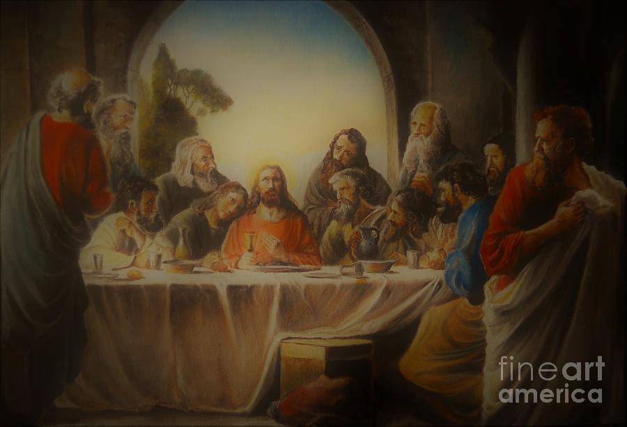 Last Supper Painting by Sorin Apostolescu
